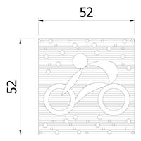 VedoNonVedo Hop Hop dekoratives Element zur Einrichtung und Teilung von Räumen - transparent 2